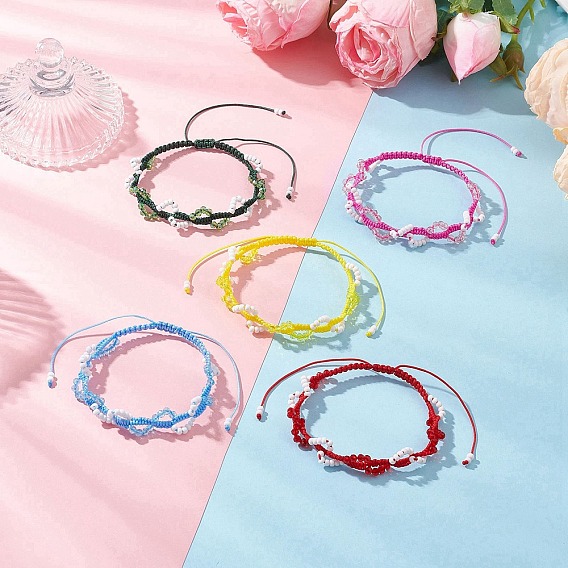 Стеклянные бусины плетеные браслеты из бисера для женщин