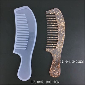 Comb Silicone Molds, for UV Resin, Epoxy Resin Craft Making