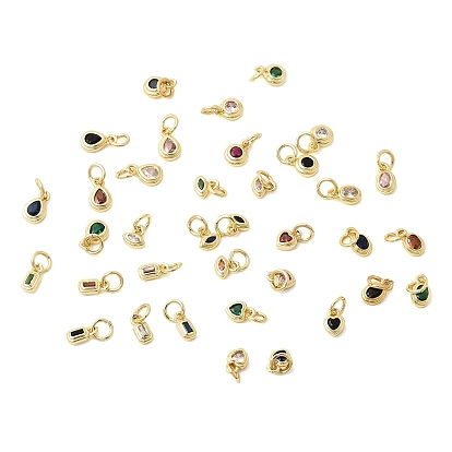 Латунь прелести циркония кубической, без кадмия и без свинца, реальный 18 k позолоченный, долговечный