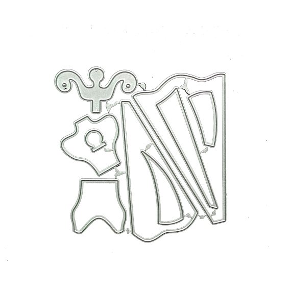 Moldes de corte de acero al carbono stencils, para bricolaje álbumes de recortes / álbum de fotos, decorativo diy tarjeta de papel bricolaje, vestido