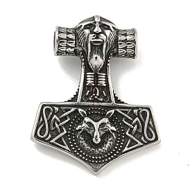 316 хирургические подвески из нержавеющей стали, амулет молота Тора