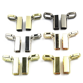 2Pcs Zinc Alloy Bag D Ring Side Clip Buckle, Bag Chain Connector Suspension Clasps, DIY Bag Hardware Craft Accessories