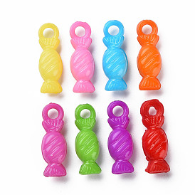 Opaque Acrylic Pendants, Candy
