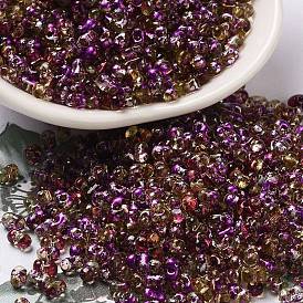 Spray Painted Glass Seed Beads, Peanut