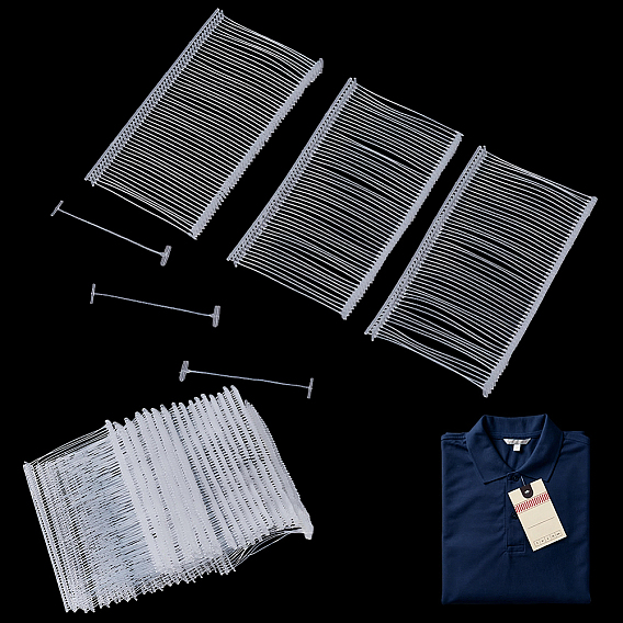 1Bag PP Garment Clothing Price Tag Label Standard Tagging Barbs, Standard Tagging Gun Fasteners