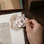 Alloy Enamel & Plastic Pearl Clips
