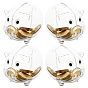 4Pcs Plastic Children's Money Banks, Coin Bank, Pig