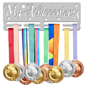 Спортивная тема железная вешалка для медалей настенная стойка для дисплея, с винтами