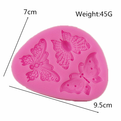 Food Grade Silicone Molds, Fondant Molds, For DIY Cake Decoration, Chocolate, Candy, UV Resin & Epoxy Resin Jewelry Making, Butterfly