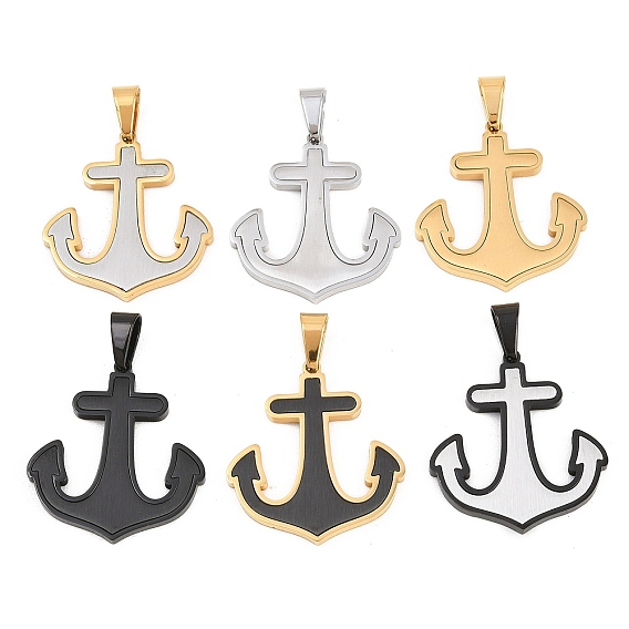 304 подвески из нержавеющей стали, Якорь прелести, матовая отделка