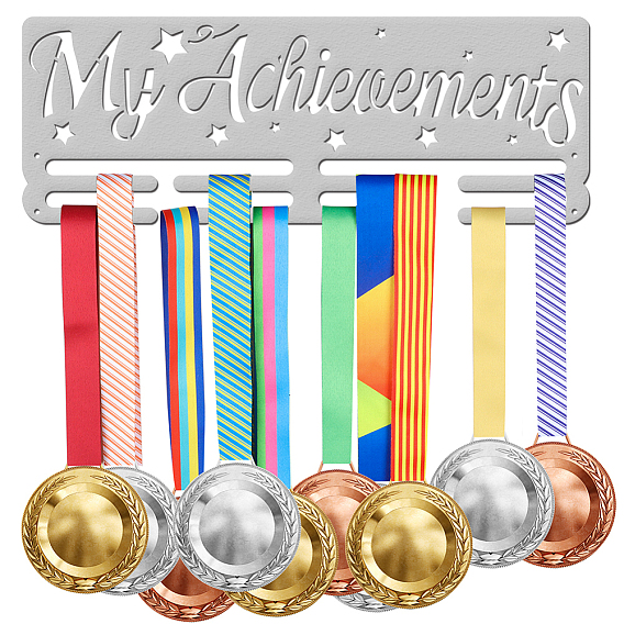 Спортивная тема железная вешалка для медалей настенная стойка для дисплея, с винтами