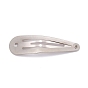 Iron Snap Hair Clip Findings, Teardrop