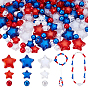 540Pcs Round Star Plastic & Acrylic Beads Findings Kits