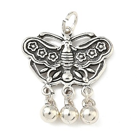 Сплавочные подвески тибетского стиля, бабочка, долговечный, стойки покрытие, с целью перехода в кольце