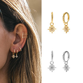 Snowflake Earrings - Elegant and Stylish Ear Jewelry for Women