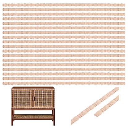 Резьба по дереву в форме тыквы, полоски по краю в области талии, декоративная отделка для стены в гостиной.