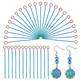 100шт. ионное покрытие (IP) 304 штифты из нержавеющей стали