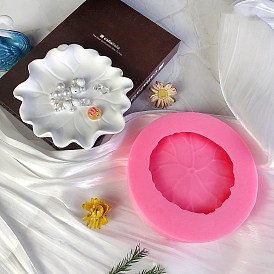 Lotus Leaf Storage Tray DIY Silicone Molds, Resin Casting Molds, for UV Resin, Epoxy Resin Craft Making