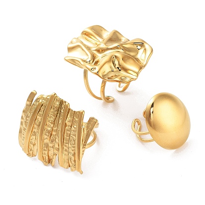 304 открытые манжеты из нержавеющей стали для женщин, реальный 18 k позолоченный