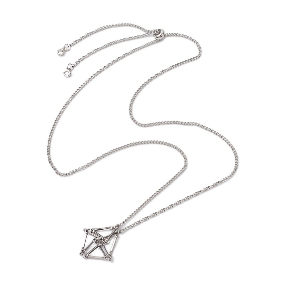 304 изготовление ожерелья из нержавеющей стали с панцирной цепочкой в виде макраме