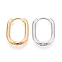 Серьги из 304 нержавеющей стали, овальные