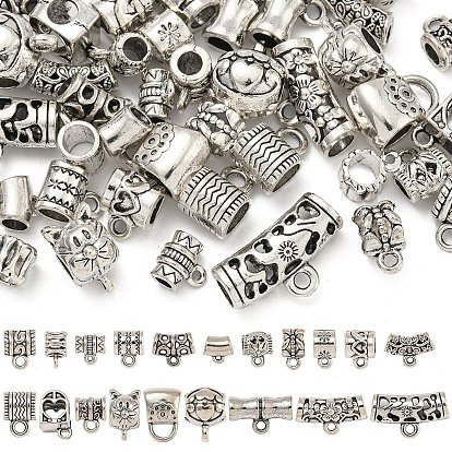 60шт 20 стилизованные тибетские поручни из сплава, петля под залог, Вешалка ссылки