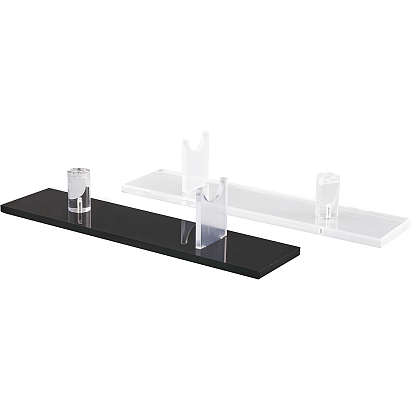 2 наборы 2 цвета акриловые ножи демонстрационные подставки мольберты, коллекция ножей с фиксированным лезвием декоративный держатель для хранения меча для дисплея с одним ножом, украшение дома, прямоугольные