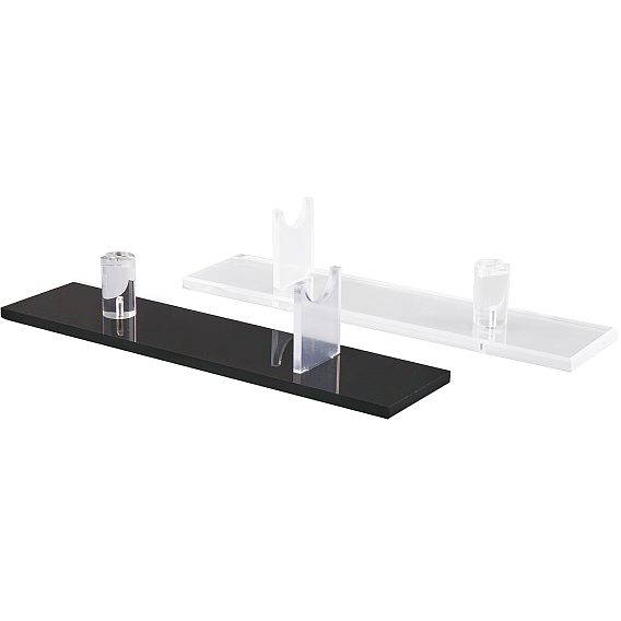 2 наборы 2 цвета акриловые ножи демонстрационные подставки мольберты, коллекция ножей с фиксированным лезвием декоративный держатель для хранения меча для дисплея с одним ножом, украшение дома, прямоугольные