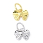 925 подвески в виде бантика из стерлингового серебра, с 925 штампом и соединительными кольцами