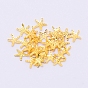 Textured Brass Cabochons, Nail Art Decoration Accessories, Starfish