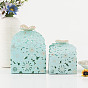 Hollow Floral Paper Gift Box, Flower Butterfly Candy Packaging Box, Rectangle