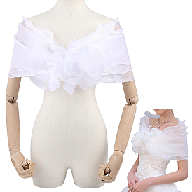 Полиэстеровые шали, свадебные аксессуары для невесты