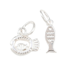 925 серебряные подвески-рыбки, с перемычками и 925 штампом