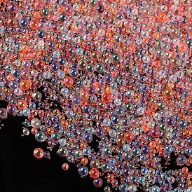 AB-цветов покрытием DIY 3г ногтей искусство украшения мини стеклянные бусины, крошечные шарики ногтей икрой