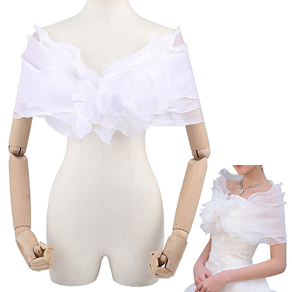 Полиэстеровые шали, свадебные аксессуары для невесты