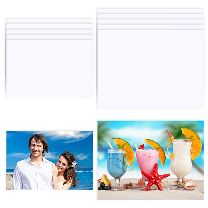 10шт. 2 варианты алюминиевых заготовок для термотрансферной печати, индикаторная пластина