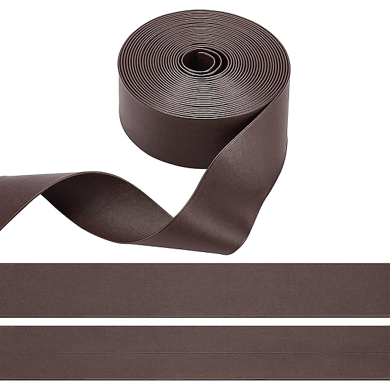 Мягкая лента из искусственной кожи, плоский, аксессуары для одежды