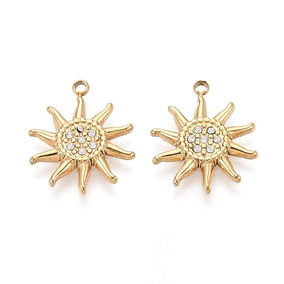 304 микро нержавеющей стали прокладывать Цирконом подвески, солнечные чары, ионное покрытие (ip)