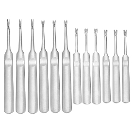 6 наборы 2 стиль нержавеющая сталь кожаный резак для шитья, кромкообрезной станок, инструменты для резьбы по коже