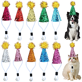 10шт. полиэстеровая шапка на день рождения, принадлежности для украшения детских вечеринок