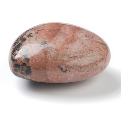 Природный камень любви сердце родонит, карманный пальмовый камень для балансировки рейки