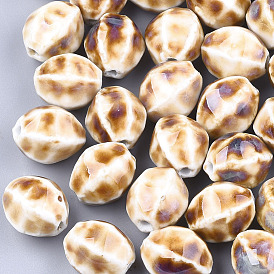 Фарфоровые бусины ручной работы, фантазии античного стекла фарфора, овальные