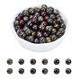 Natural Dragon Blood Jasper Bead Strands, Round