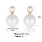 Mermaid-inspired Detachable Pearl Earrings with Unique Size and Color for a Chic Look