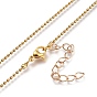 304 Stainless Steel Pendant Necklaces, with Ball Chains and Lobster Claw Clasps, Heart