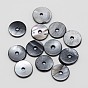 Dyed Natural Shell Bead Spacers, Disc/Flat Round, Heishi Beads