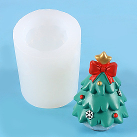 Árbol de navidad diy vela moldes de silicona, para hacer velas perfumadas