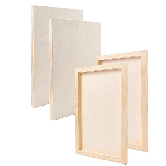 Gorgecraft незаконченная пустая деревянная глина фоторамка живопись, для детей поделки из глины ручной работы