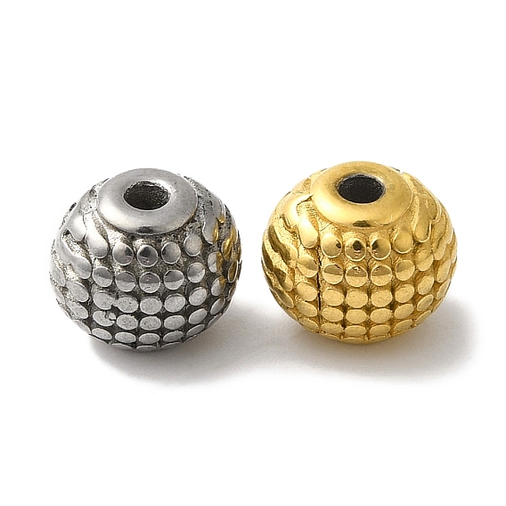 304 из нержавеющей стали бусы, круглые