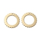 Ring Brass Charms, Long-Lasting Plated, Rack Plating